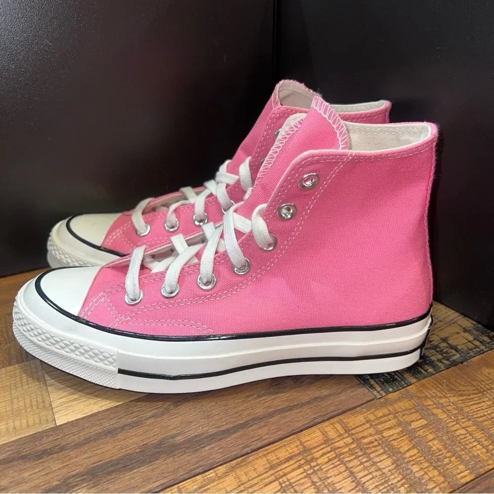 NEW Men’s CONVERSE CHUCK 70 Hi Pink Sneakers A08184F - Picture 5 of 5